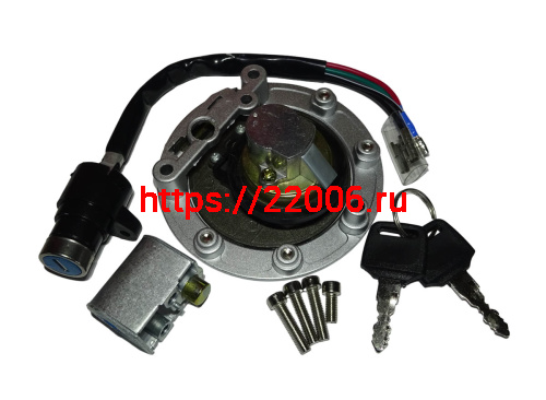 Замок зажигания RUBIKON SPORT/STREET/STREET LED (+замок крышки бензобака+замок противоугонный) фото 2 Замок зажигания RUBIKON SPORT/STREET/STREET LED (+замок крышки бензобака+замок противоугонный) фото 2