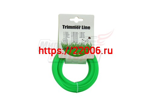 Леска триммерная (2,4*15м) TRIMMER LINE с картонной этикеткой (звезда) Леска триммерная (2,4*15м) TRIMMER LINE с картонной этикеткой (звезда)