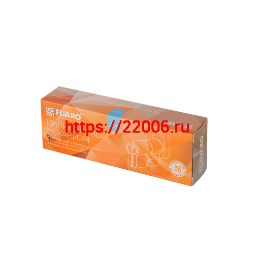 Цилиндровый Fuaro (Фуаро) механизм 1000ZM Knob60(25+10+25) SSG сатинированное золото 5Key с вертушкой фото 2