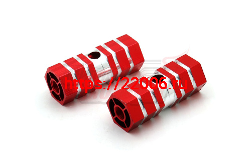 Пеги алюминиевые для трюковых самокатов 25х60мм (пара)(разные цвета)