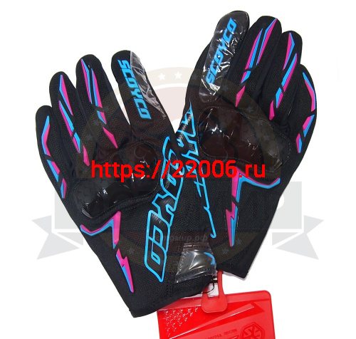 Перчатки SCOYCO (оригинал) MC-101, синие, р-р 2XL Перчатки SCOYCO (оригинал) MC-101, синие, р-р 2XL
