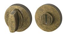 Ручка Armadillo (Армадилло) поворотная BK6.R.URB52 (WC-BOLT BK6/URB) OB-13 античная бронза