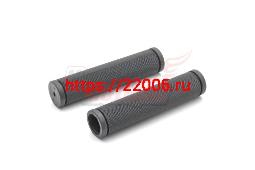 Ручки руля вело 130мм (пара) мелкая точка, черные Ручки руля вело 130мм (пара) мелкая точка, черные