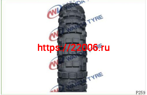 Покрышка 14" 3.00-14 Р259 без камеры, питбайк, Кросс, (Новая позиция), WANDA Покрышка 14" 3.00-14 Р259 без камеры, питбайк, Кросс, (Новая позиция), WANDA