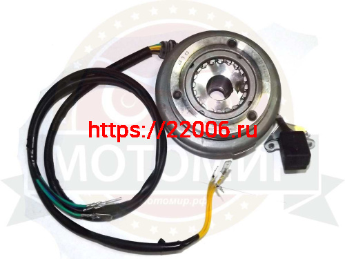 Зажигание 157FMI в сборе с маховиком Трицикл Аякс, Хантер250, CrossFir 11 катушек (НАБОР) фото 2 Зажигание 157FMI в сборе с маховиком Трицикл Аякс, Хантер250, CrossFir 11 катушек (НАБОР) фото 2