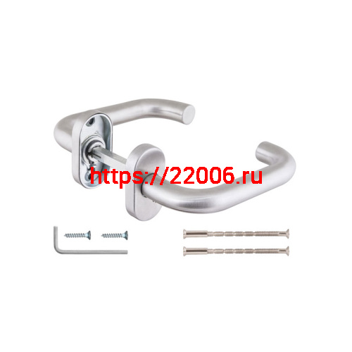 Ручка Fuaro (Фуаро) раздельная R.DSS304-0203P/19 (квадрат 8х110 мм) INOX 304 (овальное основание) фото 4