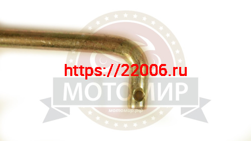 Тяга заднего тормоза Альфа "Zodiak" в сборе с пружиной и гайкой (430мм) фото 2 Тяга заднего тормоза Альфа "Zodiak" в сборе с пружиной и гайкой (430мм) фото 2