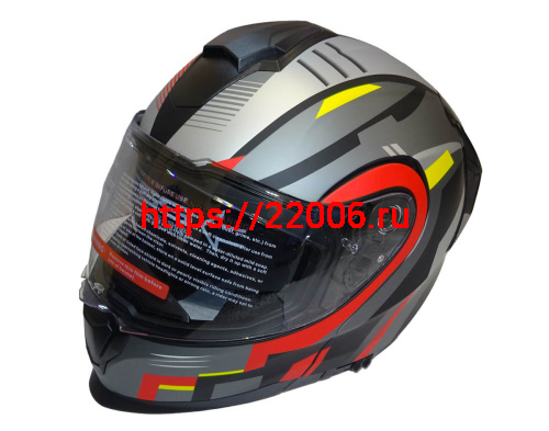 Шлем модуляр FALCON FL918, размер M, с очками, (уп. 6 шт.)