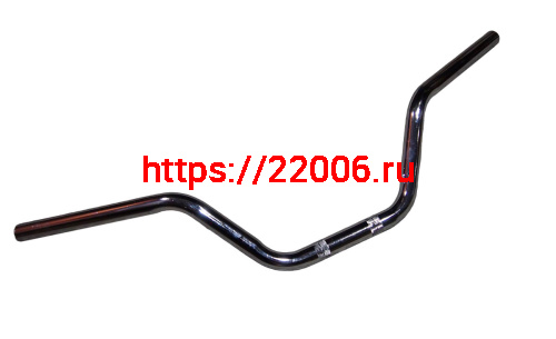 Руль Альфа, Дельта, Zodiak, голый хром (L-700mm, d-22mm)