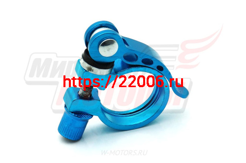 Зажим подседельный с эксцентриком 27,2 мм (разные цвета) фото 4