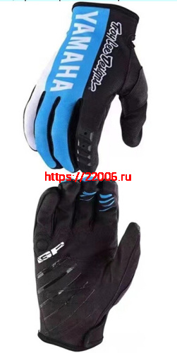 Перчатки YAMAHA (M) голубые