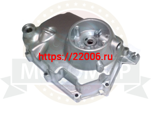 Крышка картера правая Альфа "Zodiak" 50/70 мех. сцепления (маслощуп с боку) фото 2 Крышка картера правая Альфа "Zodiak" 50/70 мех. сцепления (маслощуп с боку) фото 2