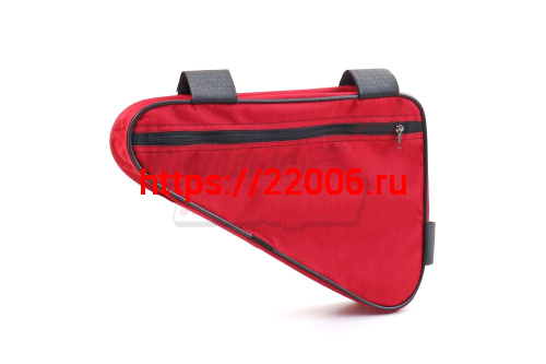 Сумка Вело на раму (35*24*8) (Оксфорд-красная) 1карман Сумка Вело на раму (35*24*8) (Оксфорд-красная) 1карман