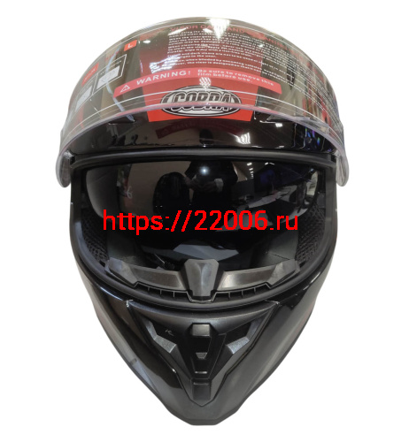 Шлем интеграл COBRA EC H128, серый/оранж, серый/син, черн/крас, черн/лайм, черн/оранж, размер XXL фото 2