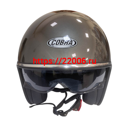 Шлем открытый COBRA EC H589, серый титан, размер L фото 2