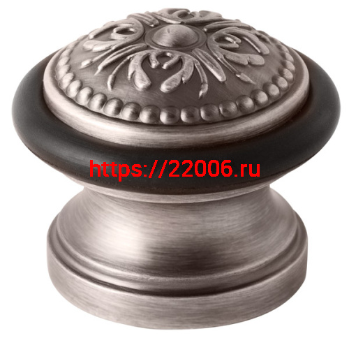 Упор Fuaro (Фуаро) дверной напольный STOPPER/SM01 (DS SM01) AS-3 античное серебро