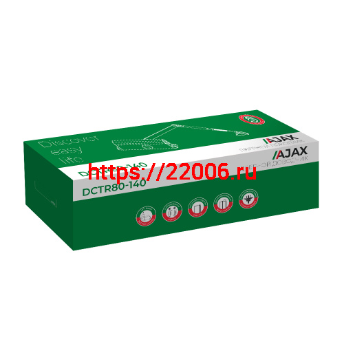 Доводчик Ajax (Аякс) дверной DCTR80-140 (TDR-140) 80-140кг AL алюминий фото 2