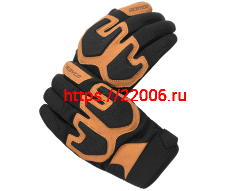 Перчатки SCOYCO (оригинал) MC-142, коричневые, р-р L Перчатки SCOYCO (оригинал) MC-142, коричневые, р-р L