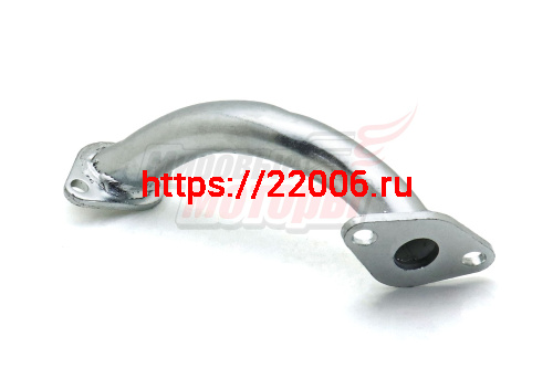 Патрубок карбюратора Delta, Zodiak, ОВ-70 (впуск.коллектор) длинный, сталь (d16мм) ХРОМ Патрубок карбюратора Delta, Zodiak, ОВ-70 (впуск.коллектор) длинный, сталь (d16мм) ХРОМ