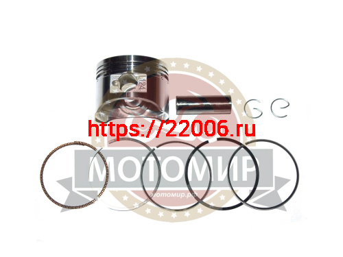 Поршень 54,00 мм 4 такт. 1Р54FMH Шторм. TTR125 см3 (кольца, палец d14мм, стопорн. кольца) Поршень 54,00 мм 4 такт. 1Р54FMH Шторм. TTR125 см3 (кольца, палец d14мм, стопорн. кольца)