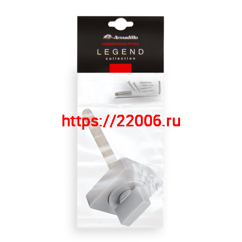Ручка Armadillo (Армадилло) поворотная BKW8.K.SQ52 (BKW8/SQ) SN-3 матовый никель фото 2