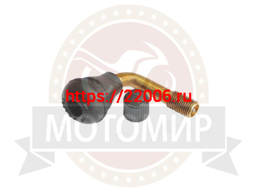 Вентиль безкамерной покрышки скутер (ЛК) Г-образ. SV-30, R16" (Соска, зол-к, нипель) (ПР) (ШТ.) Вентиль безкамерной покрышки скутер (ЛК) Г-образ. SV-30, R16" (Соска, зол-к, нипель) (ПР) (ШТ.)