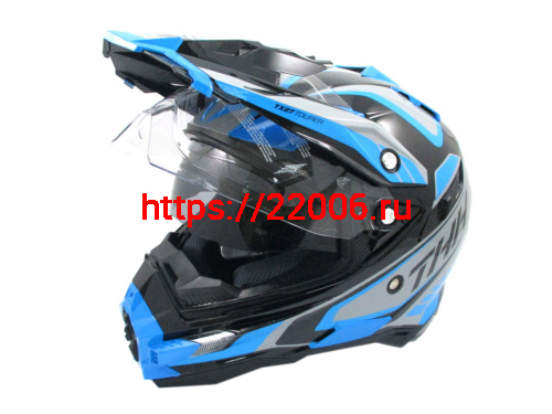 Мотошлем THH TX-27 №3 black/blue (XL)