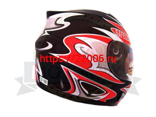 Шлем интеграл "Safelead" HF-160 "Анти Крыло" MATT BLACK CI размер S фото 5