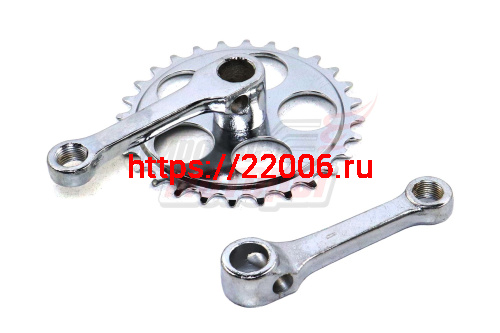 Шатуны 12" 28зуб клиновые (комплект) Шатуны 12" 28зуб клиновые (комплект)
