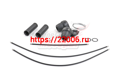 Ревошифтер 3ск+7ск.(оплетки 1х280мм и 2х500мм,ручки руля) (SFT-35)POWER Ревошифтер 3ск+7ск.(оплетки 1х280мм и 2х500мм,ручки руля) (SFT-35)POWER