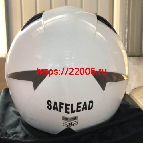 Шлем модуляр "Safelead" HF-118 (поднимается подбородок) NEW карбон (Y03) белый, размер M фото 3 Шлем модуляр "Safelead" HF-118 (поднимается подбородок) NEW карбон (Y03) белый, размер M фото 3
