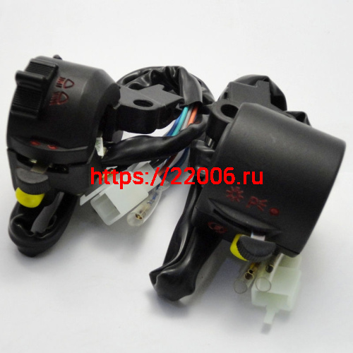 Переключатель FLASH левый+правый, в сборе, черный (НАБОР) фото 2 Переключатель FLASH левый+правый, в сборе, черный (НАБОР) фото 2